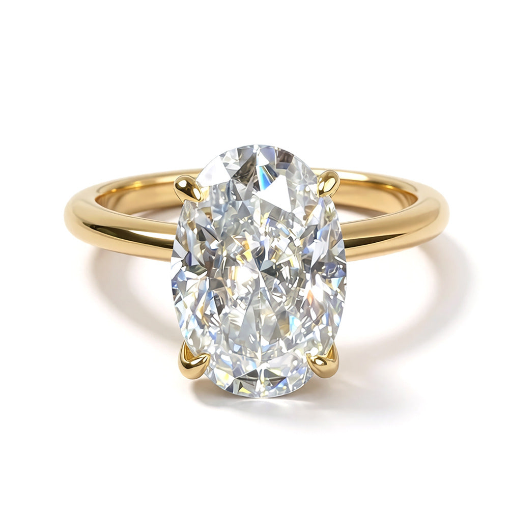 "Instagram-style" 3-in-1 stackable lab-grown diamond ring, accompanied by an IGI international certificate—suitable as a wedding or anniversary ring (D color, VS clarity).