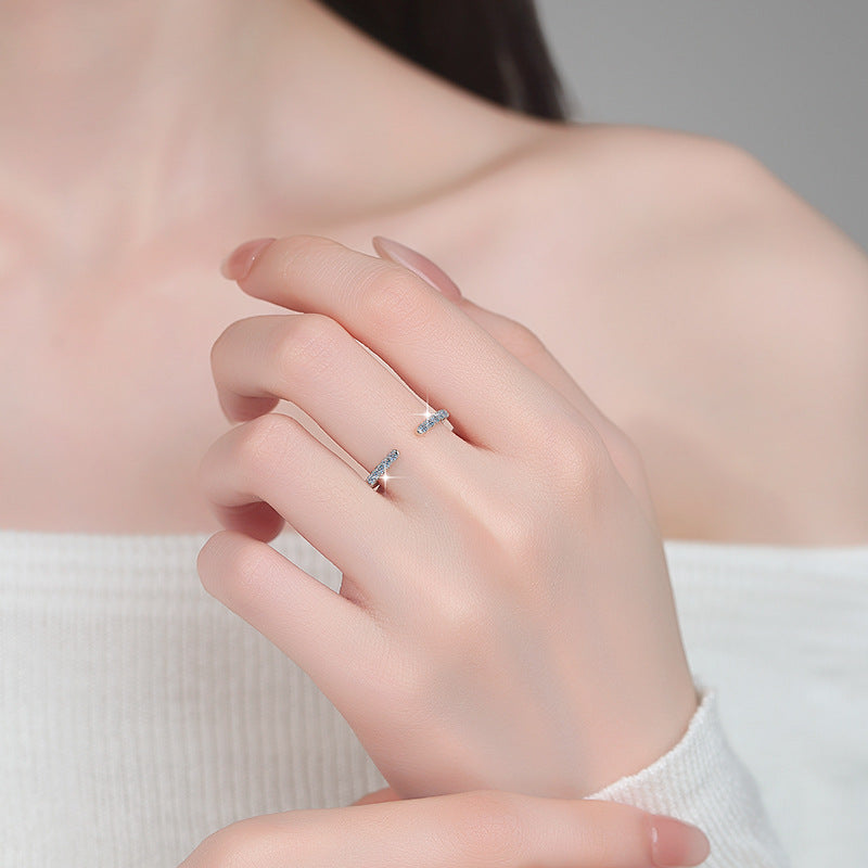 Affordable Luxury Ring – Women's  Stackable Eternity Ring (Sterling Silver with 18K Gold Plating)