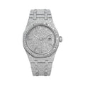 lab-grown diamond full diamond watch